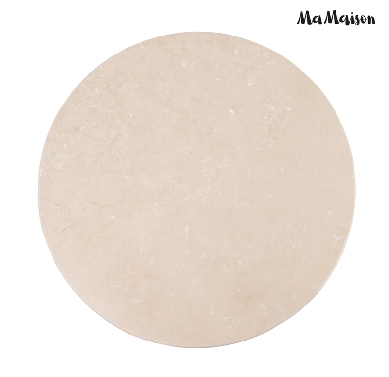 MaMaison stolik RONDA 50 drewno mango /   marmur 4