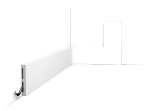 Listwa przypodłogowa malowana SX163-RAL9003 Square Orac