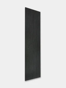 Akupanel 60x240 cm Węgiel Antracyt - lamele na czarnym filcu Woodupp