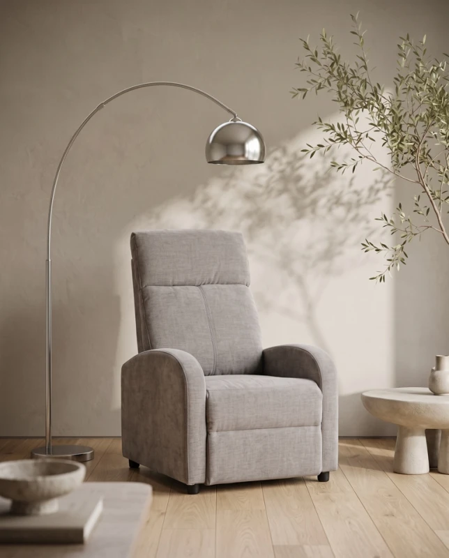 Fotel RELAX PREMIUM jasny szary 10