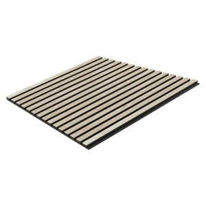 Panel 3D na filcu 60x60 Dąb Bielony, czarny filc LEO