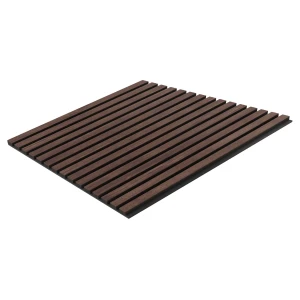 Panel 3D na filcu 60x60 Kasztan, czarny filc LEO