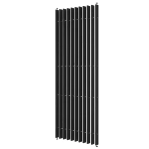 Ścianka z lameli Modulo – Czarna – 98,6 cm szerokości L3D