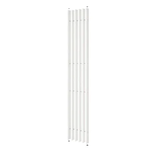 Ścianka z lameli Modulo – Biała – 45,8 cm szerokości L3D