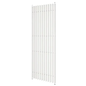 Ścianka z lameli Modulo – Biała – 98,6 cm szerokości L3D