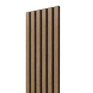 Lamele Slim DĄB CASELLA na czarnym filcu 30x2,6x275 cm L3D