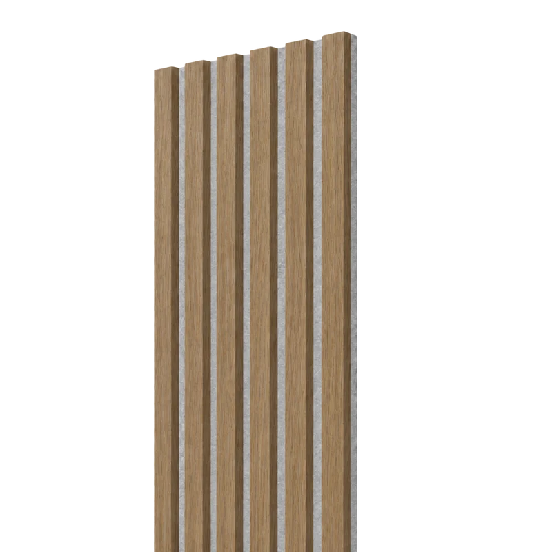 Paneleakustycznezlamelamislimnafilcu_30x2.6_dabCasella_czarnyfilc_produktowa1.webp