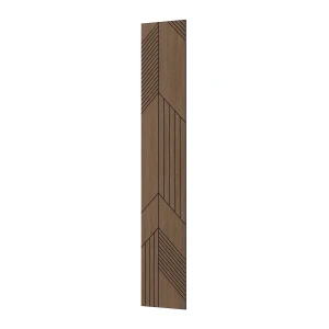 Panel frezowany SAGITA Fornir Orzech Amerykański 50x275 cm LEO