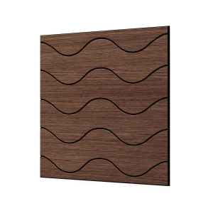 Panel frezowany Onida Fornir Orzech Amerykański 50x50 cm LEO