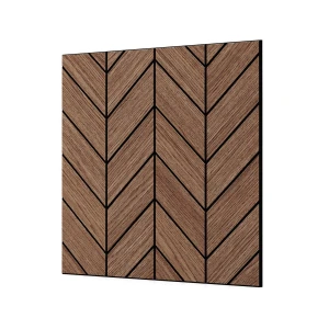 Panel frezowany Pirin Fornir Orzech Amerykański 50x50 cm LEO
