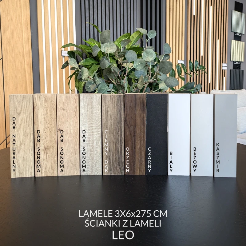 decostreet Zestaw próbek lameli 3x6cm na ścianki ażurowe LEO.WEBP