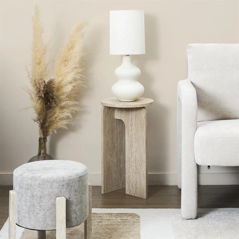 Stolik pomocniczy Stone trawertyn 4