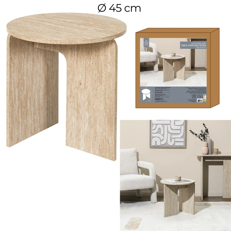 Stolik kawowy Stone trawertyn 4
