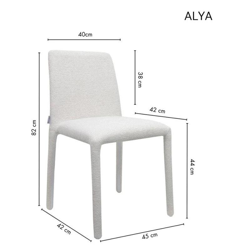 Krzesło ALYA beżowe 11