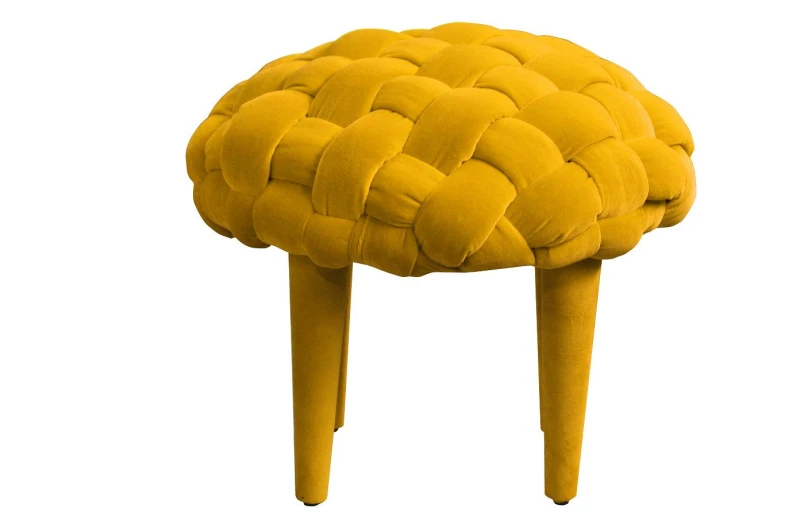 STOŁEK BERRY 1 yellow
