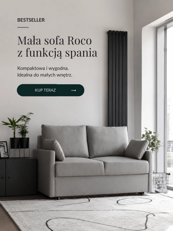 Mała sofa Roco 162 cm - baner bestseller DECOSTREET