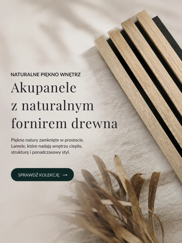 Akupanele fornir naturalny lamele DECOSTREET